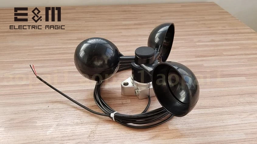 Diy Wind Speed Sensor Anemometer Wind Speed Measurement Wind Sensor Wind Power Generation Three Cup Type Integrated Circuits Aliexpress