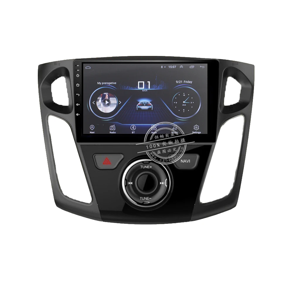 Top HANG XIAN 9" Quadcore Android 8.1 Car radio for Ford Focus 2012-2017 car dvd player GPS navigation car multimedia 12