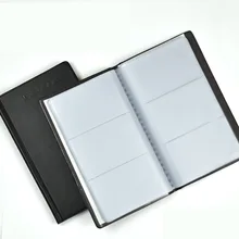 1 шт. кожаный 240 Бит держатель для карт бизнес имя ID кредитный держатель для карт чехол для книги Органайзер большая емкость корейский кошелек