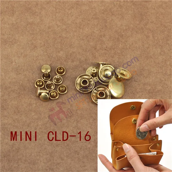 DIY Handmade Leather Bag hardwares Luggage accessories MINI version of