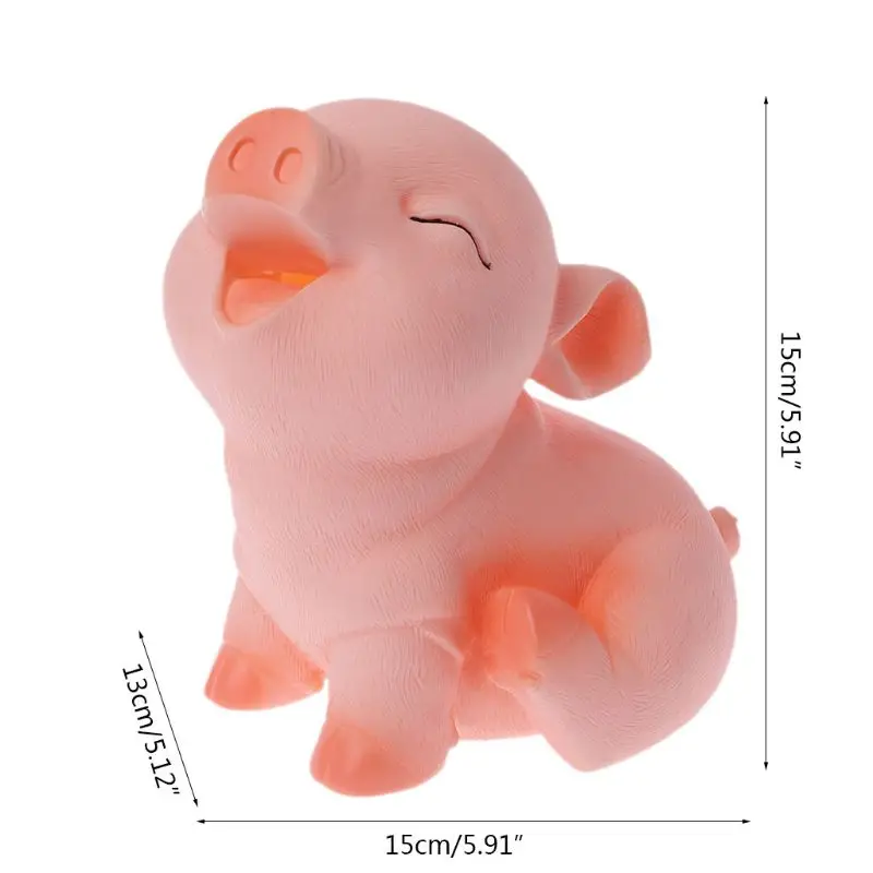 Смешная свинья-копилка монета деньги Openable Коллекционная спасательная коробка для детей подарок игрушка Небьющийся домашний декор