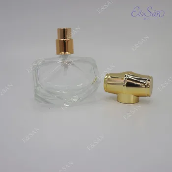 

PT206-30ML Polygon Transparent Glass Perfume Spray Packing Cosmetics Empty Bottle 100PCS/LOT