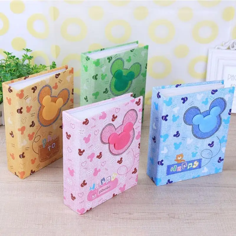 

100 200 Pockets 5/7 inch Cartoon Photo Album Mini Instant Picture Case Storage For Kid Birthday Gifts Mini Film Instax Album