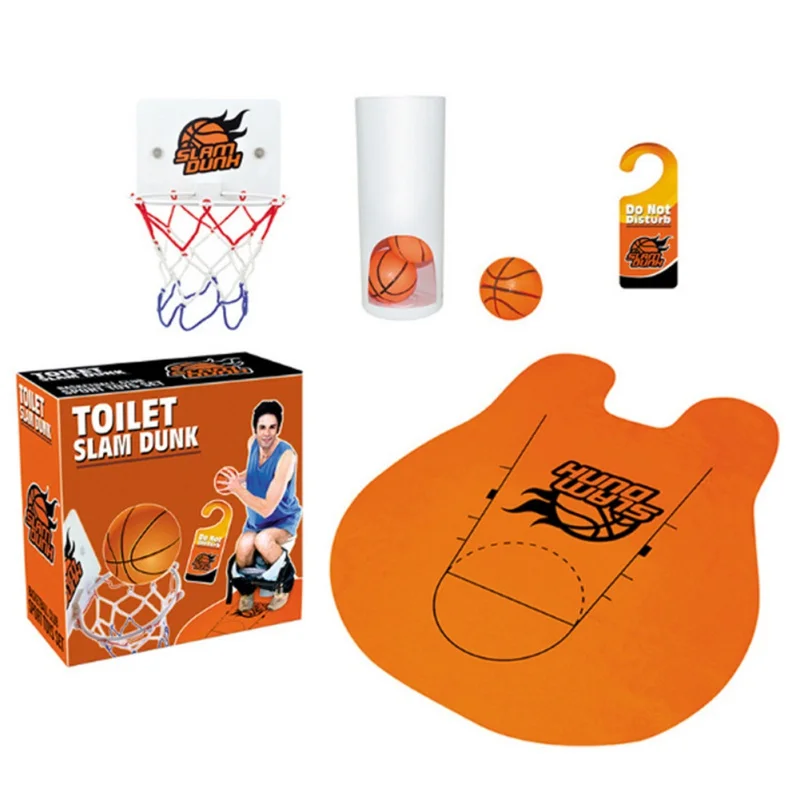 Туалет Баскетбол наборы игрушка для детей и взрослых Спорт в помещении обучение для мужчин мальчик забавные игры вечерние Санта подарок
