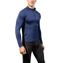 Мужская спортивная рубашка Спортивная с длинным рукавом новые мужские быстросохнущие футболки для бега одежда для фитнеса и спортзала Топ для мужчин s