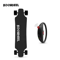 2018 Koowheel 42 км/ч/ч Обновлен Электрический Longboard сменный двойной концентратор двигатель Smart 4 колёса скейтборд ХОВЕРБОРДА для взрослых