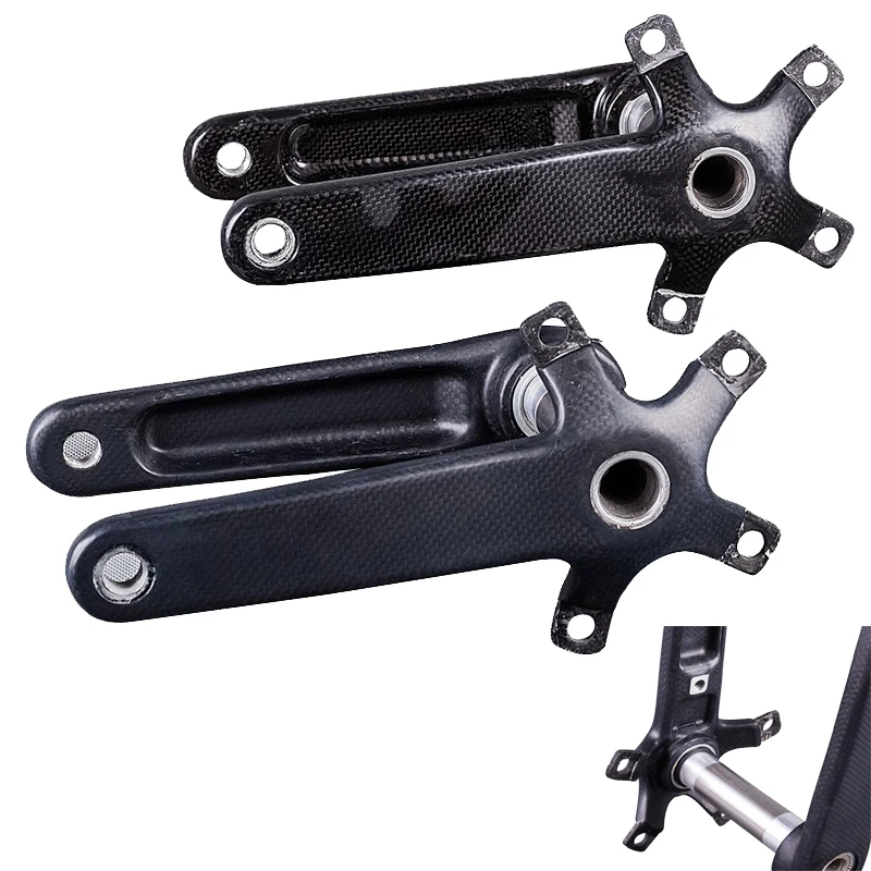 Buy 3K Matte/Glossy carbon fiber bicycle crank Road