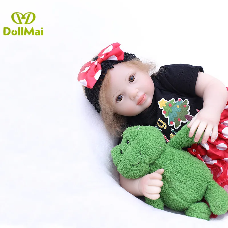 

Real doll reborn babies 20"50cm soft silicone reborn baby dolls for children gift toys bebe realistic reborn bonecas