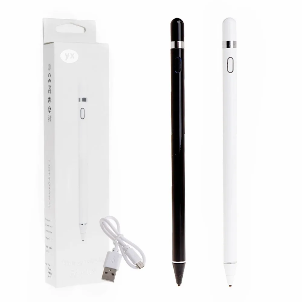 

Universal USB Rechargeable Electronic Active Stylus Pen Touch Screen Stylus Pen For iPad iPhone Samsung Tablets