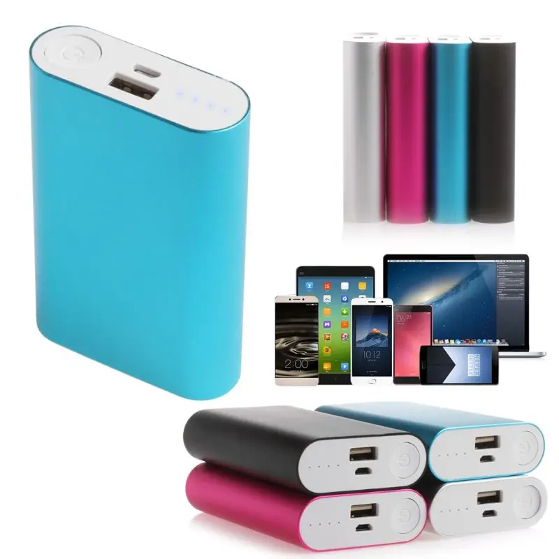 Power Bank Case Kit Aluminum 5V 2A 3X 18650 Battery Charger Box Power Bank Case Kit Aluminum 5V 2A 3X 18650 Battery Charger Box