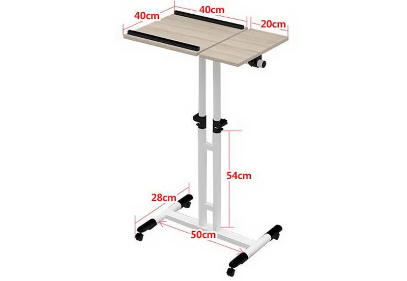 250302/домашняя кровать с простой стол/стойка для смартфона ноутбук стол/складной, для мобильного небольшой стол/переносной PU ролик