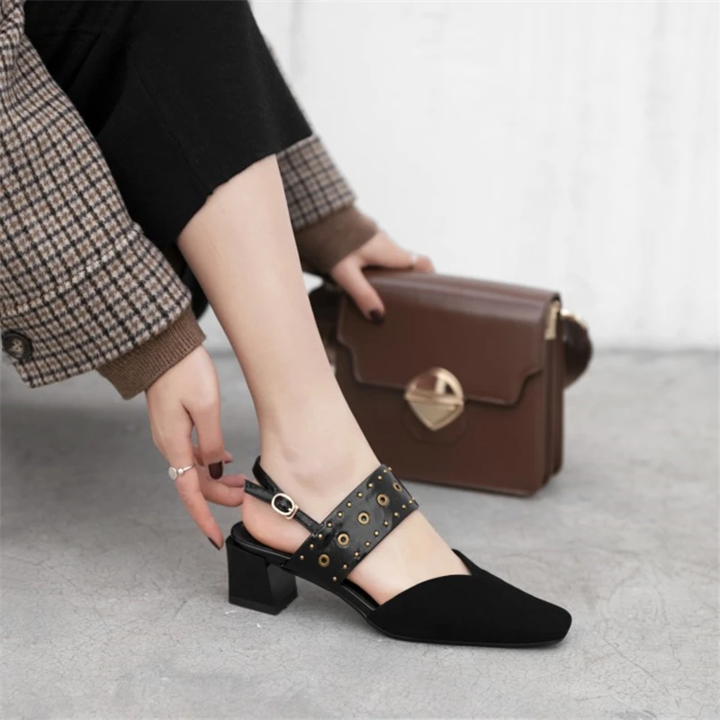 MSSTOR Womens Sandals Summer Rivet Party Fashion Elegant Buckle Stray Sexy Red Sandals Square Toe Ankle Strap Heels Sandals MSSTOR Womens Sandals Summer Rivet Party Fashion Elegant Buckle Stray Sexy Red Sandals Square Toe Ankle Strap Heels Sandals