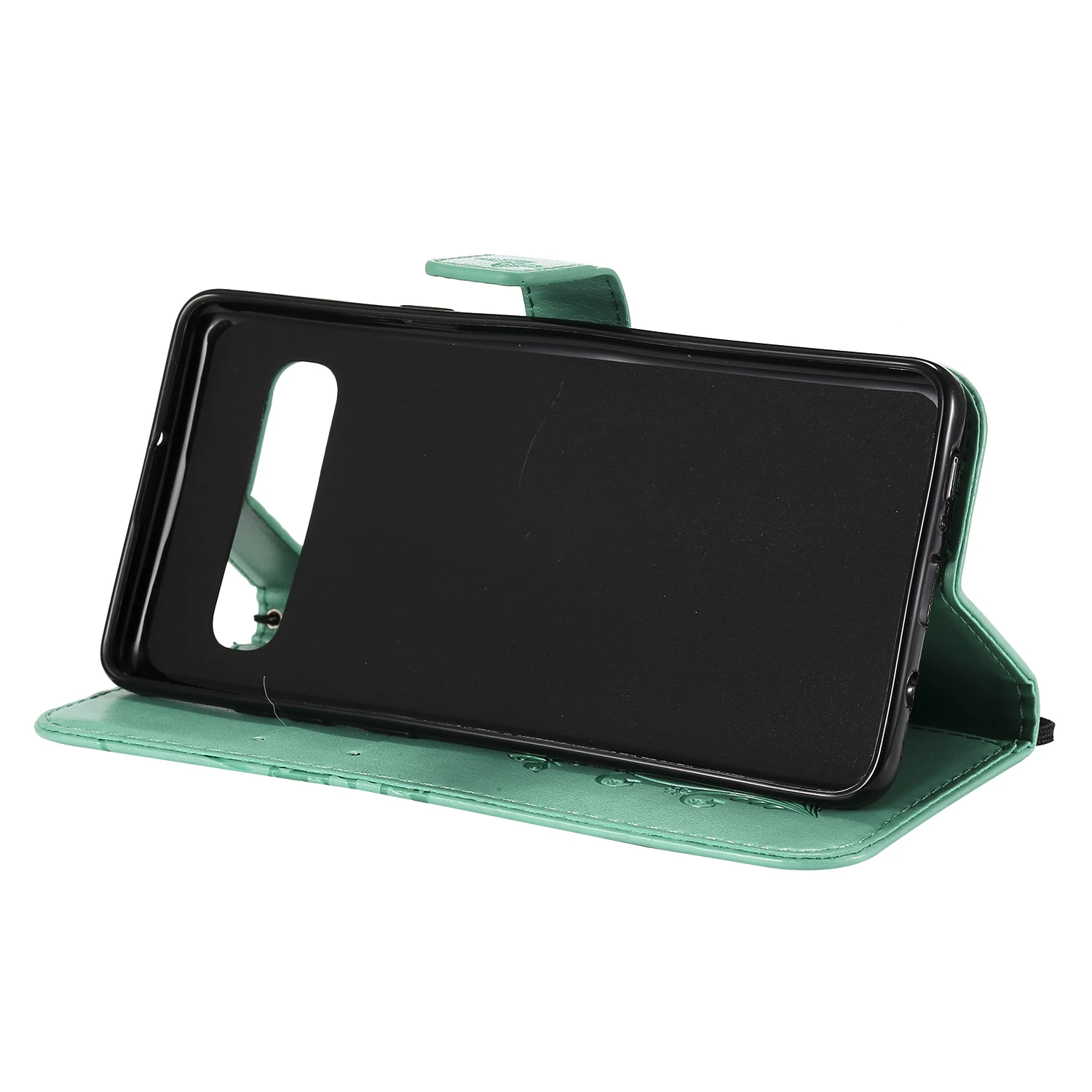 Флип чехол из ПУ кожи для Samsung Galaxy S10 5G A10 20 30 40 50 70 8S футляр карт M10 с 3D тиснением в