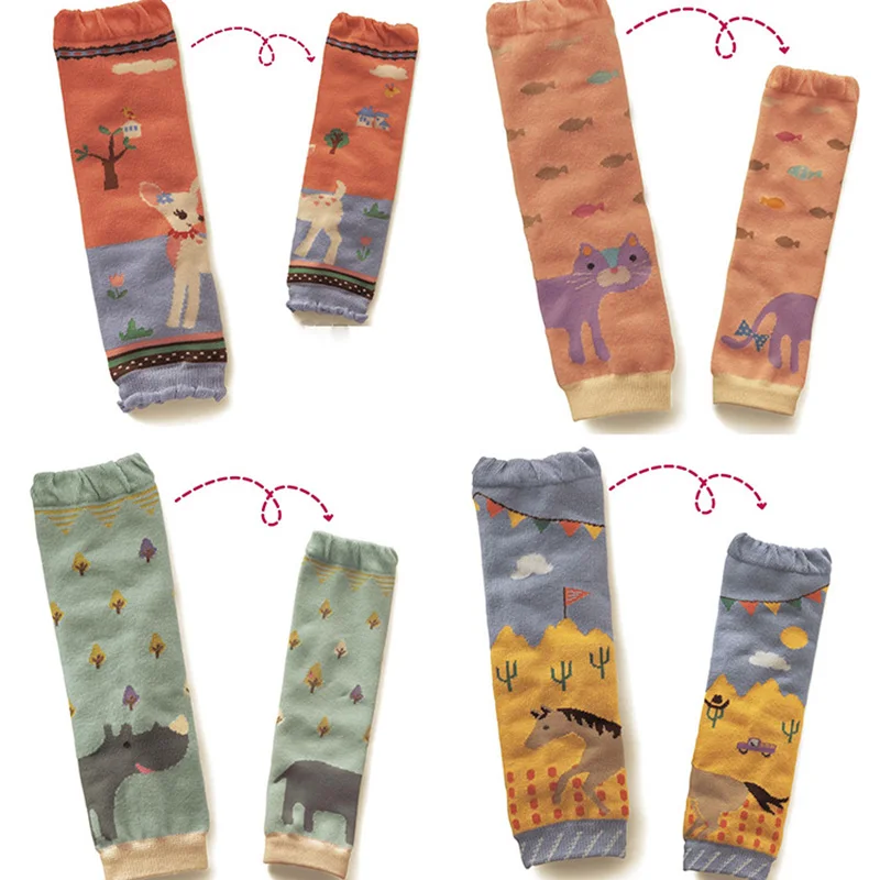

Baby Socks Animal Knit Leg Warmers Knee Socks For Boys Girls Toddler Knee Pad Socks For Children meias sokken S02