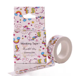 15mm Kawaii Cute Unicorn Washi Tape DIY Diary Decorative Adhesive Masking Tape Scrapbooking Creative Stationery School Supplies 15mm Kawaii Cute Unicorn Washi Tape DIY Diary Decorative Adhesive Masking Tape Scrapbooking Creative Stationery School Supplies