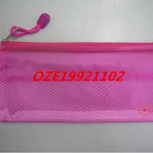 2 отсека Пластик файла Pen Бумага папку фиолетовый w ремень