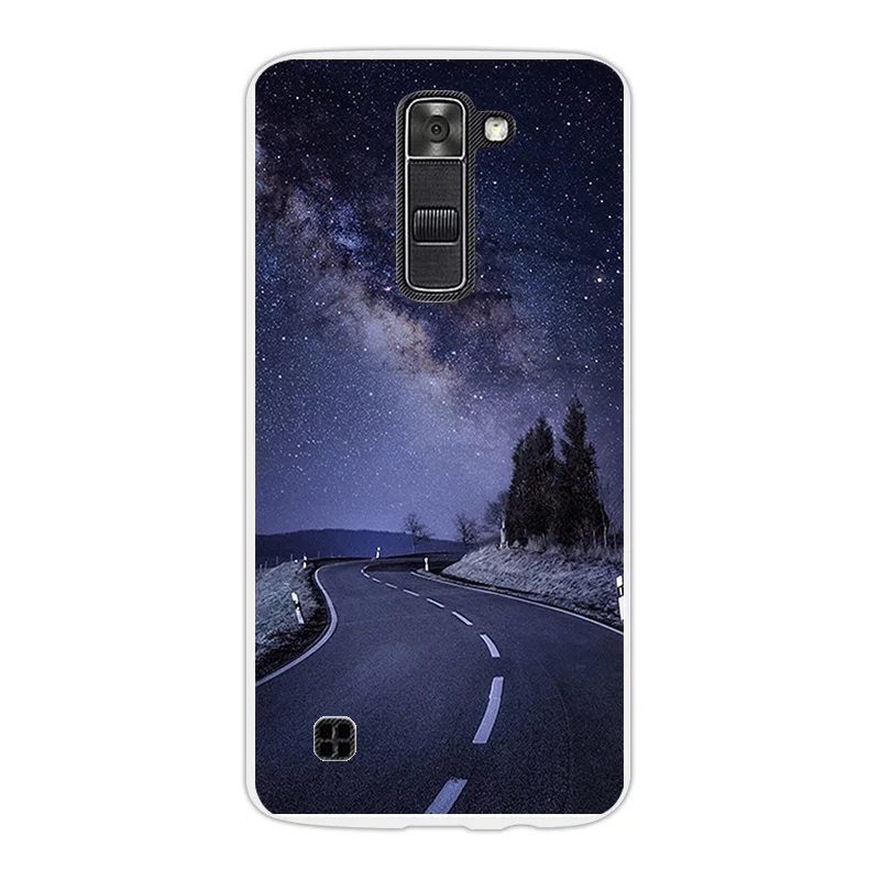 Новый мягкий чехол для телефона из силикона и LG K7/Tribute 5 LS675/X210 X210DS в виде ракушки