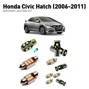 

Led interior lights For Honda civic hatch 2006-2011 6pc Led Lights For Cars lighting kit automotive bulbs Canbus