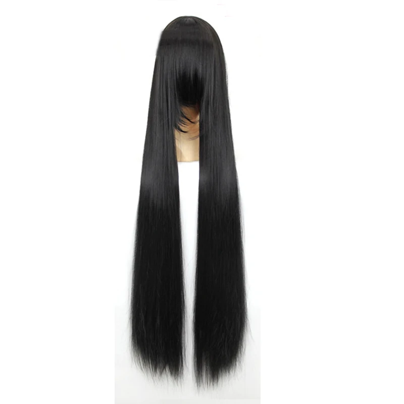 L-email Paróka Új Nők 100cm cosplay wigs 18 színek stv egyenesen Magas légnyomású levegő Hőfok Izomrost Szintetikus haja perucas cosplay Paróka