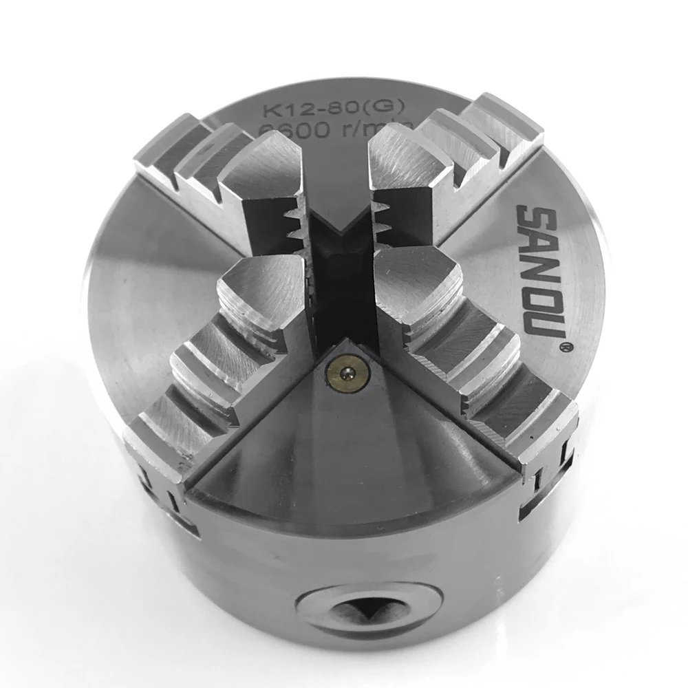 

High Accuracy Four Jaw Chuck Self-centering Chuck For DIY Mini Hardened Steel Parts Mini Collet Lathe Accessory