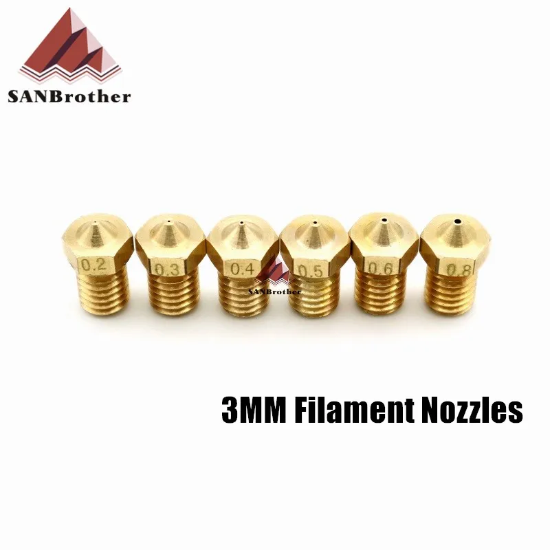 5 قطع فوهات ل ultimaker طابعة 3d خيوط m6 v5 v6 الطارد 3 ملليمتر خيوط جزء النحاس طابعات 3d أجزاء نحاس الفوهات حار! 5 قطع فوهات ل ultimaker طابعة 3d خيوط m6 v5 v6 الطارد 3 ملليمتر خيوط جزء النحاس طابعات 3d أجزاء نحاس الفوهات حار!