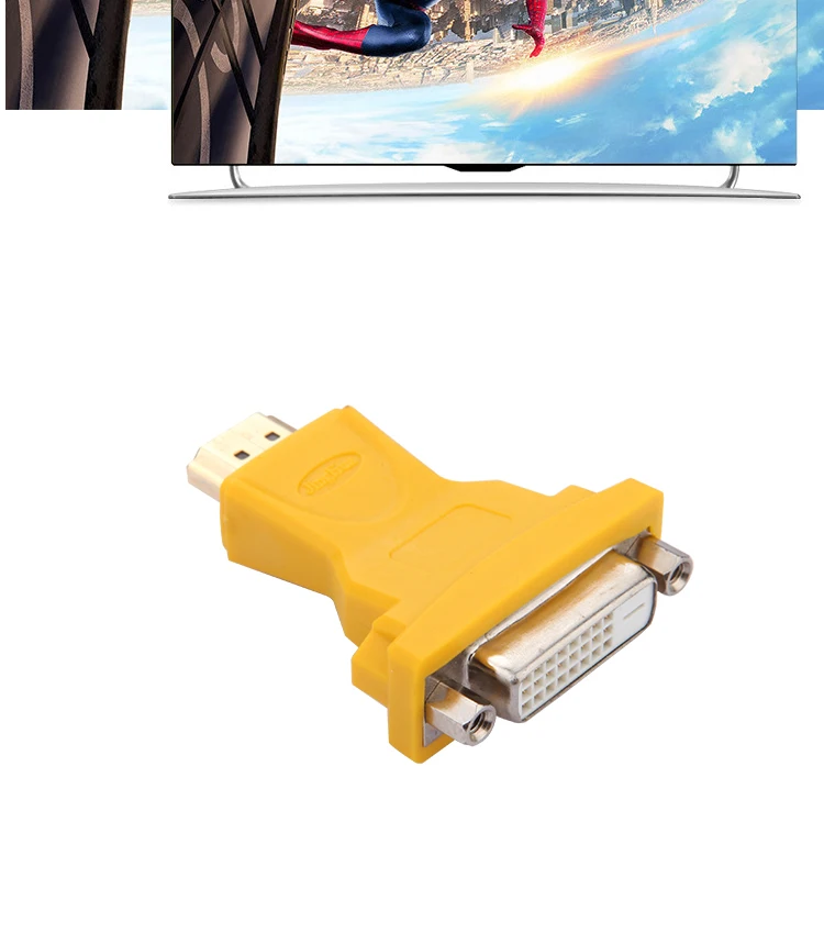 HDMI для переходника DVI кабель 24 k позолоченный штекер DVI 24+ 1 к HDMI 1080 P видео конвертер кабель для ПК HDTV проектор монитор