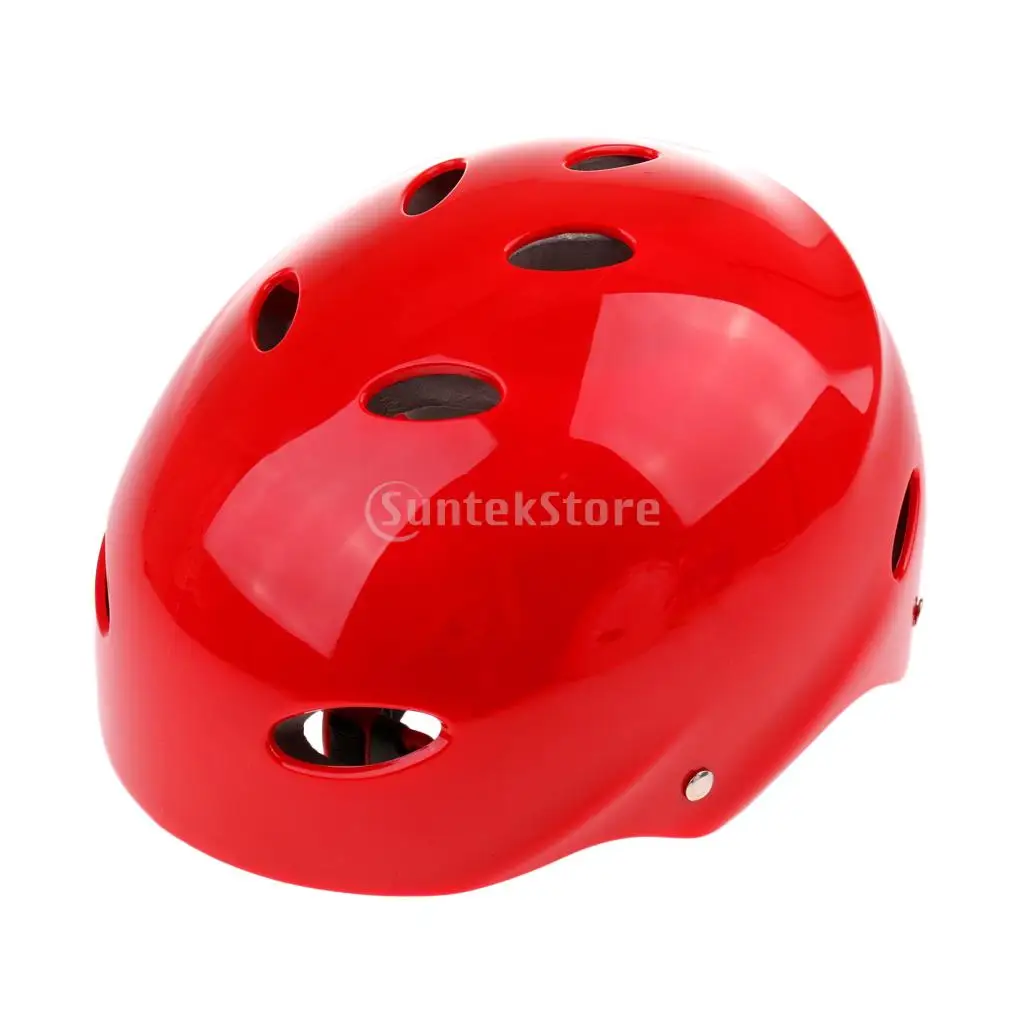 Lightweight Adjustable Water Sports Safety Helmet Hard Protection Hat for Wakeboard Kayak Canoe Surf Skate - All Sizes & Colors