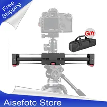 High Quality Portable DSLR Video Camera Slider 400mm Double Distance for Canon Nikon Sony DSLR DV Camera Dolly Stabilizer