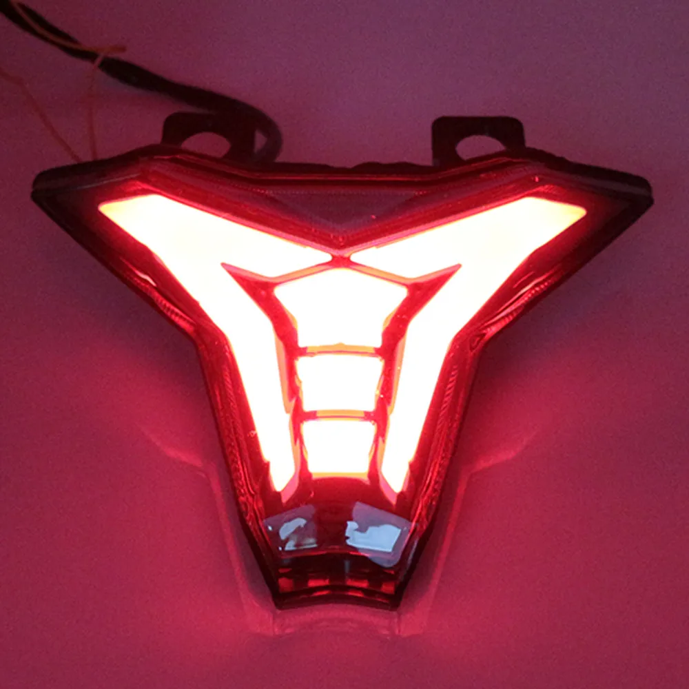 Мотоцикл Led задний блок освещения для Kawasaki Z1000 Ninja ZX-10R торможения поворотный Рабочий свет Поворотная сигнальная лампа стоп-сигнала