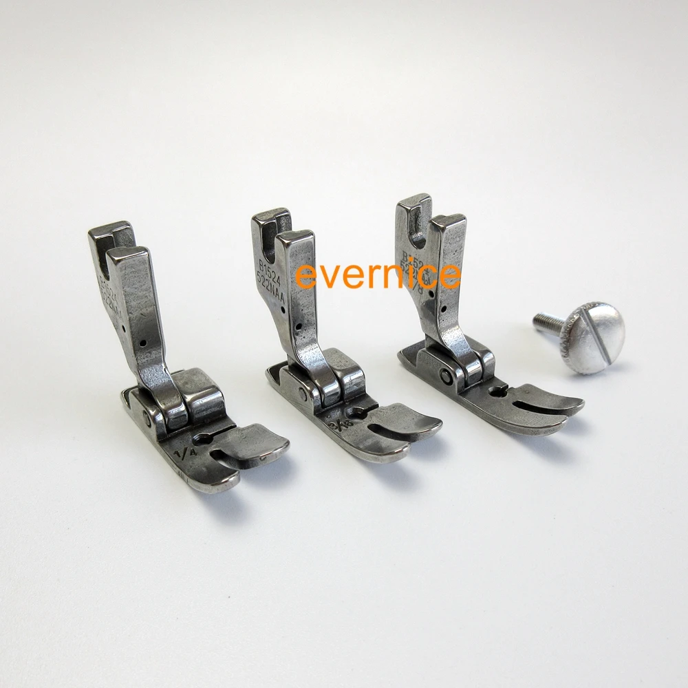 3 Pcs Zipper Lace Cut Out Foot For Juki Ddl5550,8700 Tl98e Tl98q