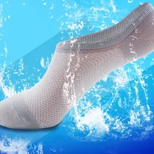 Большие размеры 24 шт = 12 пар/лот бамбуковое волокно женские невидимые носки противоскользящие Сетка европейский размер 38-42 США 7-9 плюс