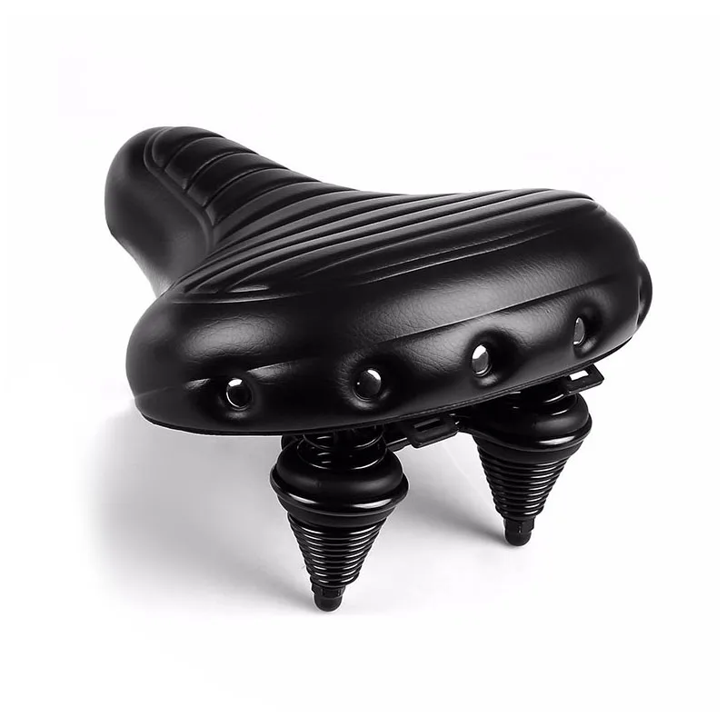 

INBIKE Soft Wide Bicycle Saddle Comfortable Bike Seat Vintage Bicycle Leather Saddle Pad