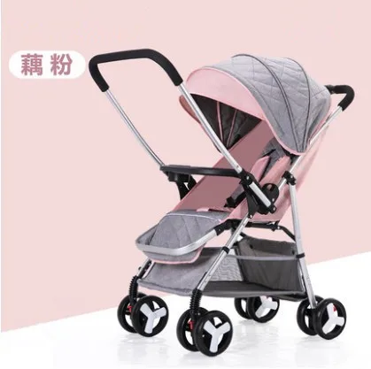 Детская коляска, ультра-светильник, переносная, может лежать, складная, на колесиках, детский зонтик, высокий пейзаж, детская коляска