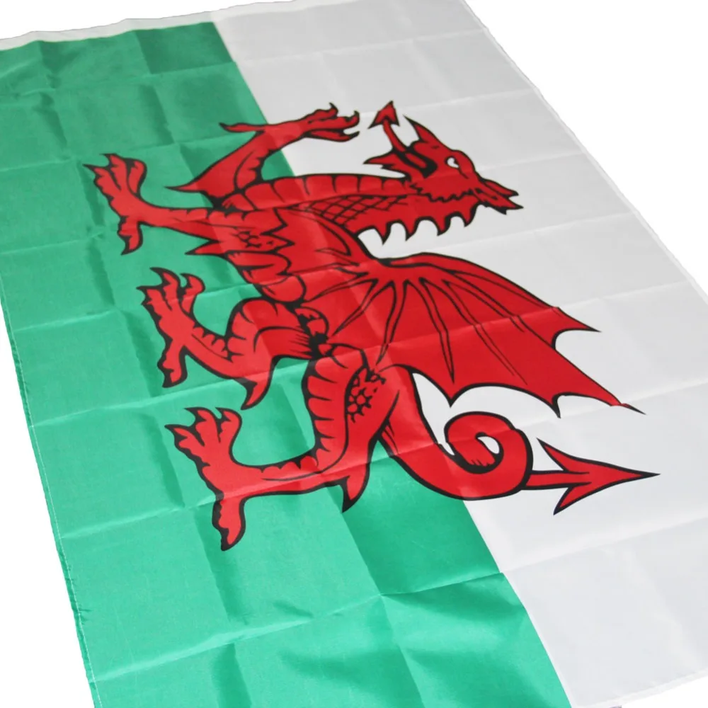 Details about   2x3 Wales Flag Welsh Dragon Banner Cymru Pennant UK United Kingdom New Polyester 