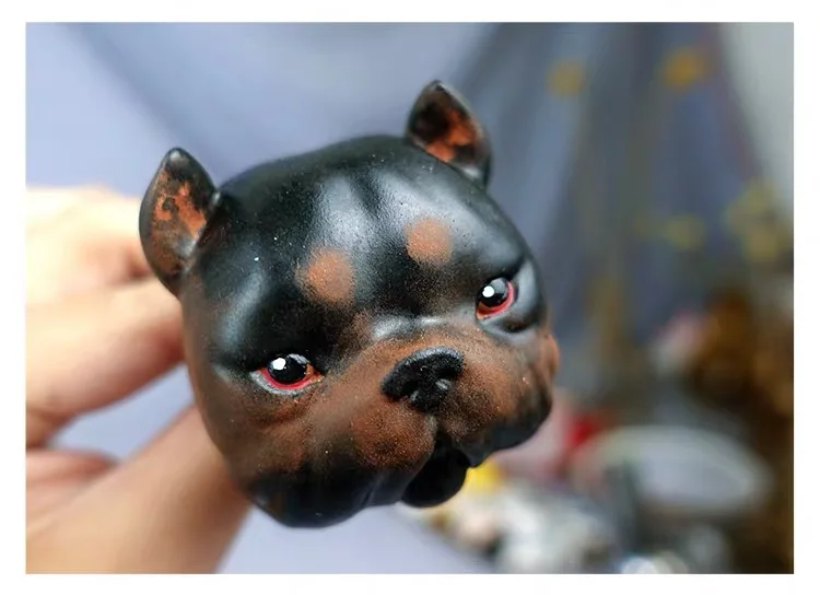 3D американская bully pitbull силиконовая форма пластырь для ароматерапии в форме животных Собака Автомобильная декоративная свеча форма для мыла формы для гипса