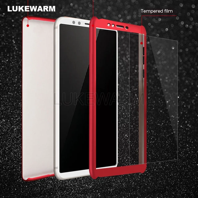 360 Degree Full Cover Case For Xiaomi MI A2 Lite 6X 5X A1 8 SE Pocophone F1 Redmi 6A 5A 5 Plus 4X 4A Note 5A Prime 5 Pro Case
