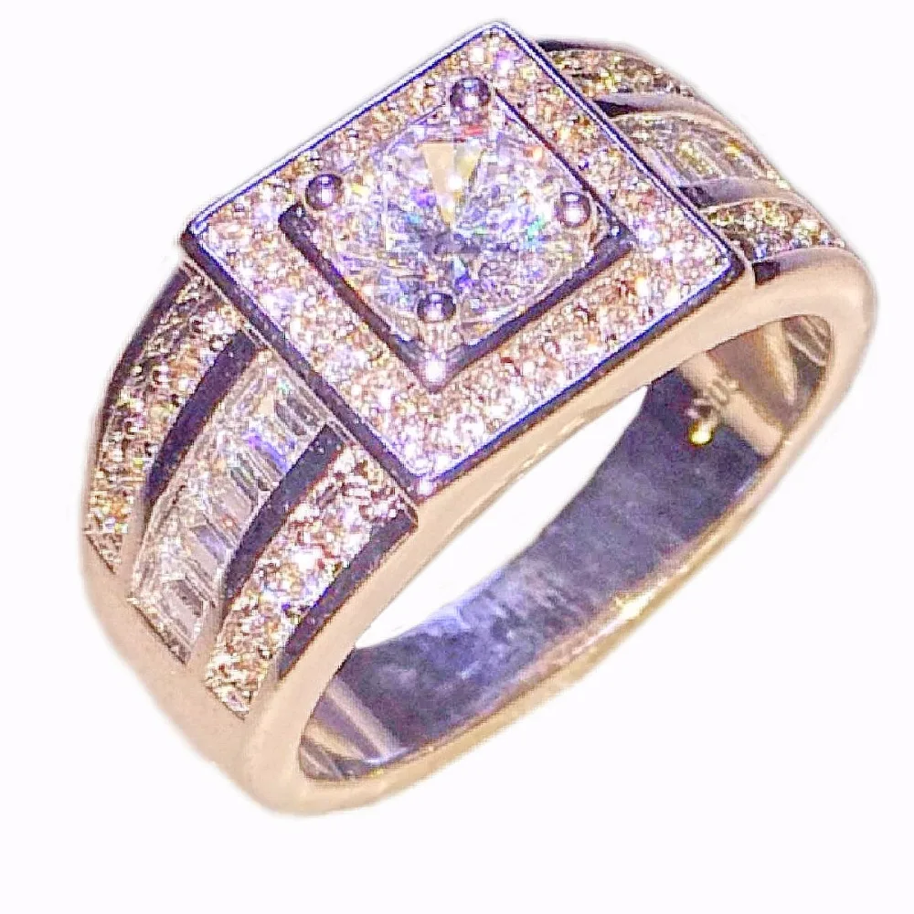 choucong jewelry luxurious 10kt white gold filled 5a cz rings for men vintage cocktail engagement wedding band ring finger - Inexpensive Wedding Rings choucong jewelry luxurious 10kt white gold filled 5a cz rings for men vintage cocktail engagement wedding band ring finger - Inexpensive Wedding Rings