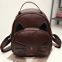 Kawaii Cat Ear Backpack Black Preppy Style School Backpacks For Teenage Girls College Style Casual Backpack Sac Mochilas on Sale