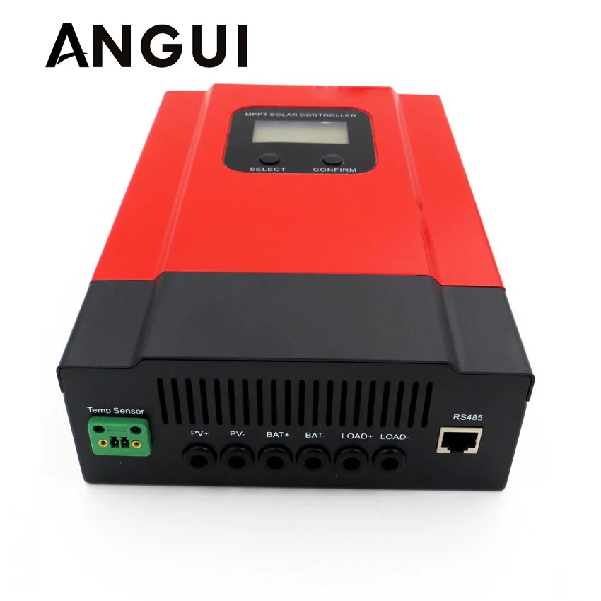 

20A 40A 60A 12V/24V 36V 48V LCD display MPPT solar charger seale AGM GEL Iron li-ion lithium battery PWM solar charge controller