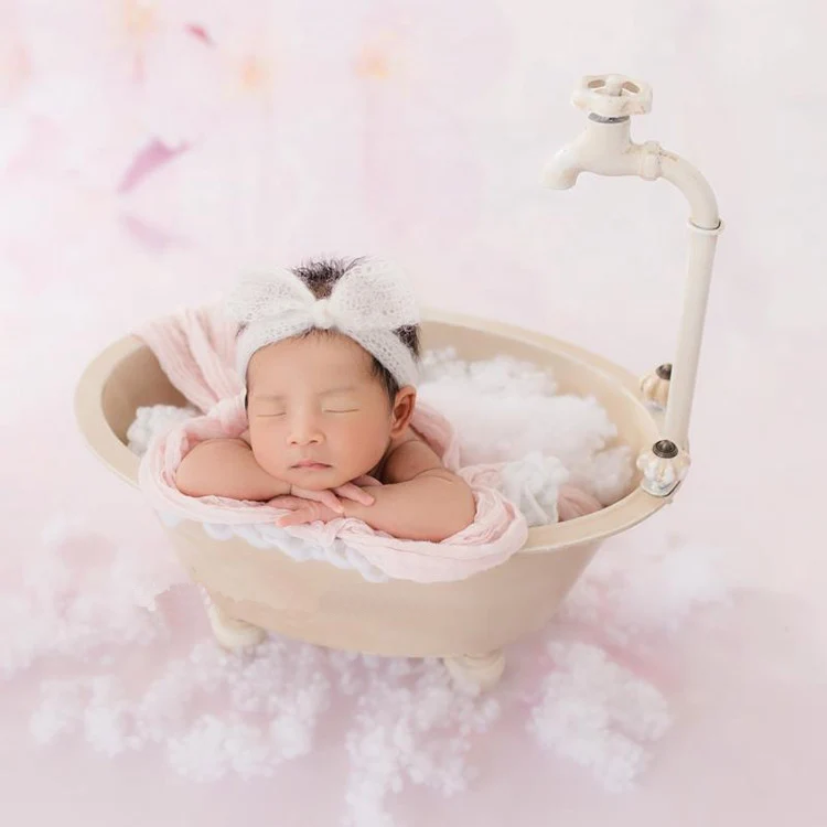 baby photo shoot bucket props