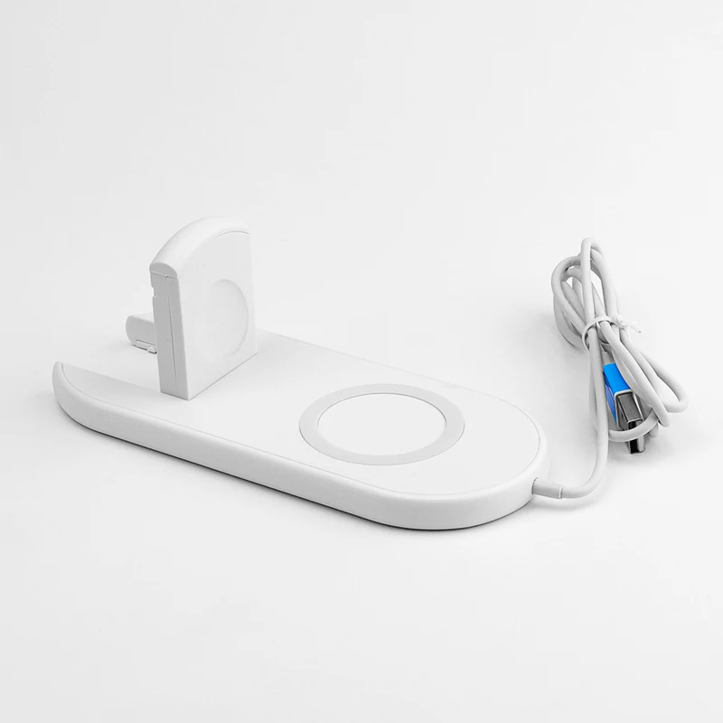 

QI Fast Wireless Charging Dock Universal Charger for apple watch series Smartphone Wireless Charging Board for iPhone 8 X XS MAX