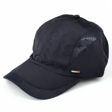 Для Мужчин's Шапки Бейсбол Caps быстросохнущие спортивные шапки сетки Шапки солнцезащитный крем Шапки дышащие однотонные Цвет шапки для
