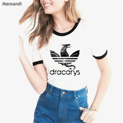 Dracarys Women t shirt Mother of Dragon print vogue tshirt femme puls size graphic tees women female t-shirt streetwear Dracarys Women t shirt Mother of Dragon print vogue tshirt femme puls size graphic tees women female t-shirt streetwear