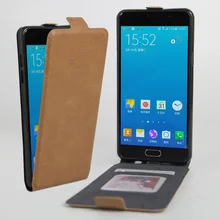 DHL 100 шт. открывающийся вверх и вниз Флип Чехол Для S7 край S6 край S5 S4 мини S3 A3 A5 A9 A310 A510 чехол на магните из искусственной кожи чехол