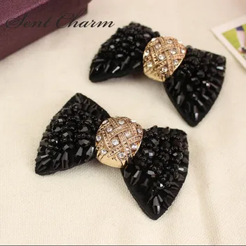 

SENTCHARM Fashionable Bowknot Rhinestone Shoes Decoration DIY Luxury High-end Accessories For Women's Shoes