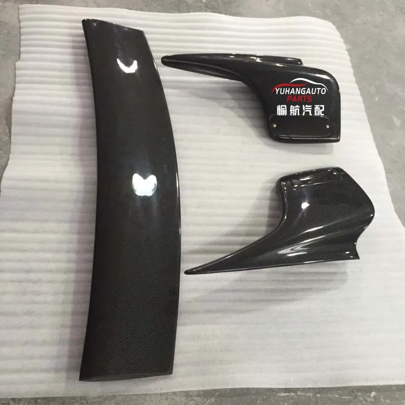 

For 1993-1998 Supra MKIV JZ80 TRD Style Rear Trunk Spoiler Wing (3pcs/set) Carbon fiber