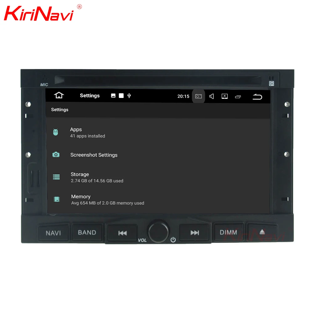 Cheap KiriNavi Android 7.1 car stereo for Peugeot 5008/3008 2009+ car DVD player navigation GPS touch screen DVD Mp3/Mp4 player video 3