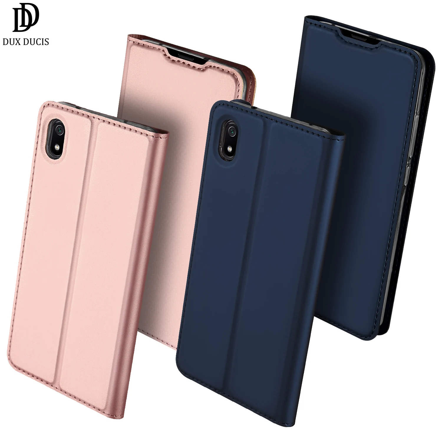 

Flip Case For Xiaomi Redmi 7A Card Slot Holder Wallet Stand Cover PU Leather TPU Soft Bumper Protective Mobile Phone Bag