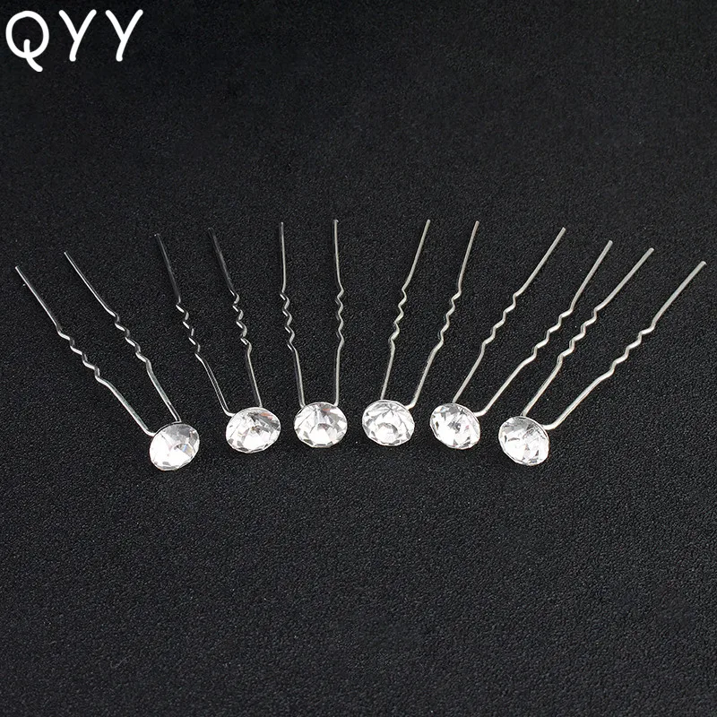 

6pcs/lot Austrian Crystal Headpieces Wedding Hairpins Bridal Hair Jewelry Accessories Hair Ornaments for Hairstyle