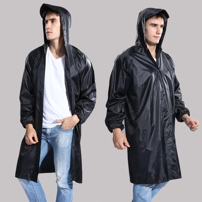 Waterproof Men Raincoat Women Hooded Rain Coat Jacket Male Rain Clothes covers Impermeable